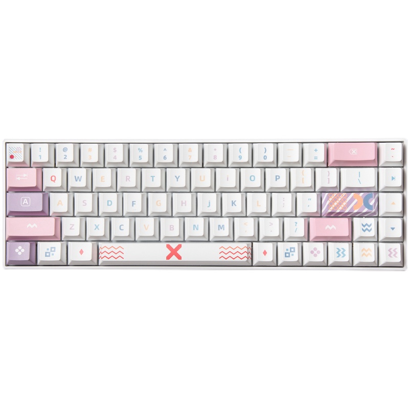 GMK Memphis keycaps, 126 phím keycaps Cherry Profile DYE-SUB Cá nhân hóa GMK Keycaps cho bàn phím cơ