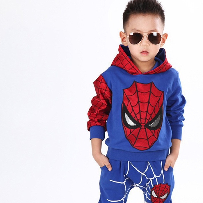 Set Áo Hoodie Và Quần Dài Thời Trang Năng Động Cho Bé Trai Akkku