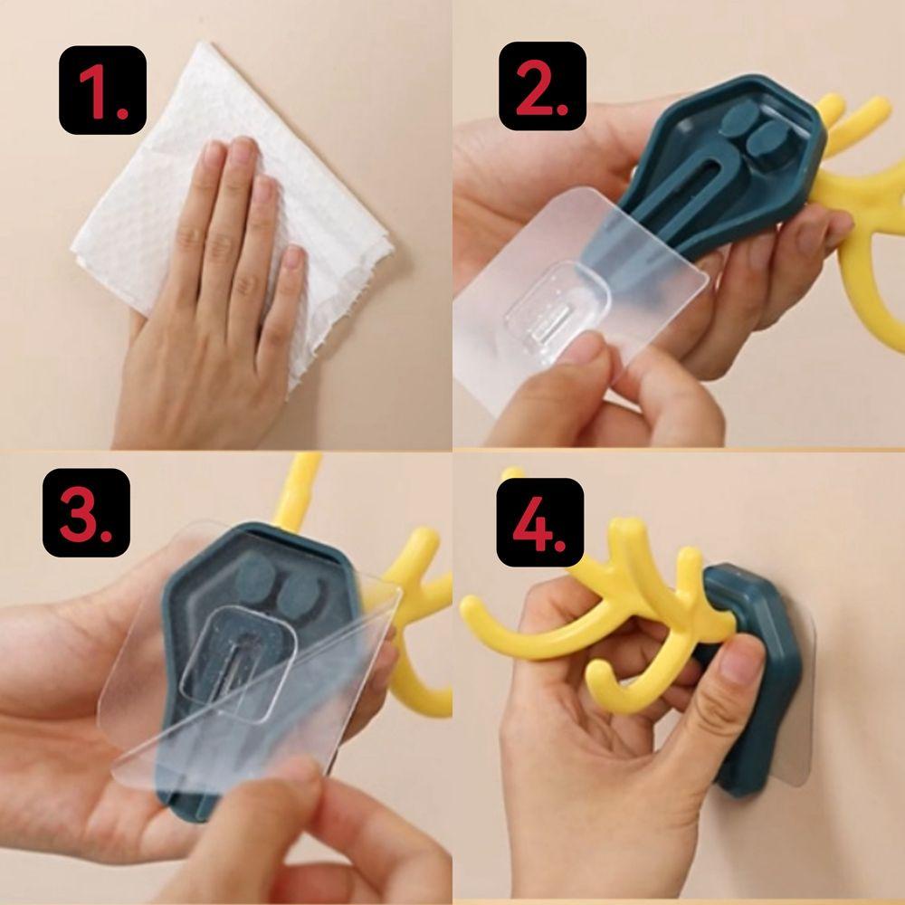 Móc Treo Đồ Gắn Tường Hình Sừng Hươu Độc Đáo
