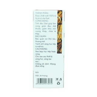 Tinh dầu Quế Kim Vui 50ml