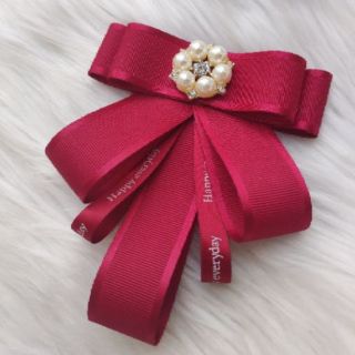 Nơ cài áo ruy băng cao cấp