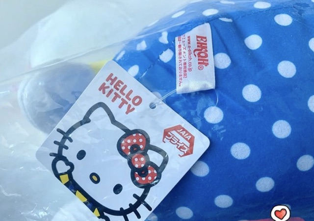 [MẪU MỚI 2020] Hello Kitty - Basic White Dot Doll Giga Jumbo CỠ LỚN Big Plushy Gấu Bông Nhật Authentic