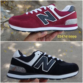 Giày thể thao Newbalen màu Đen và Đỏ