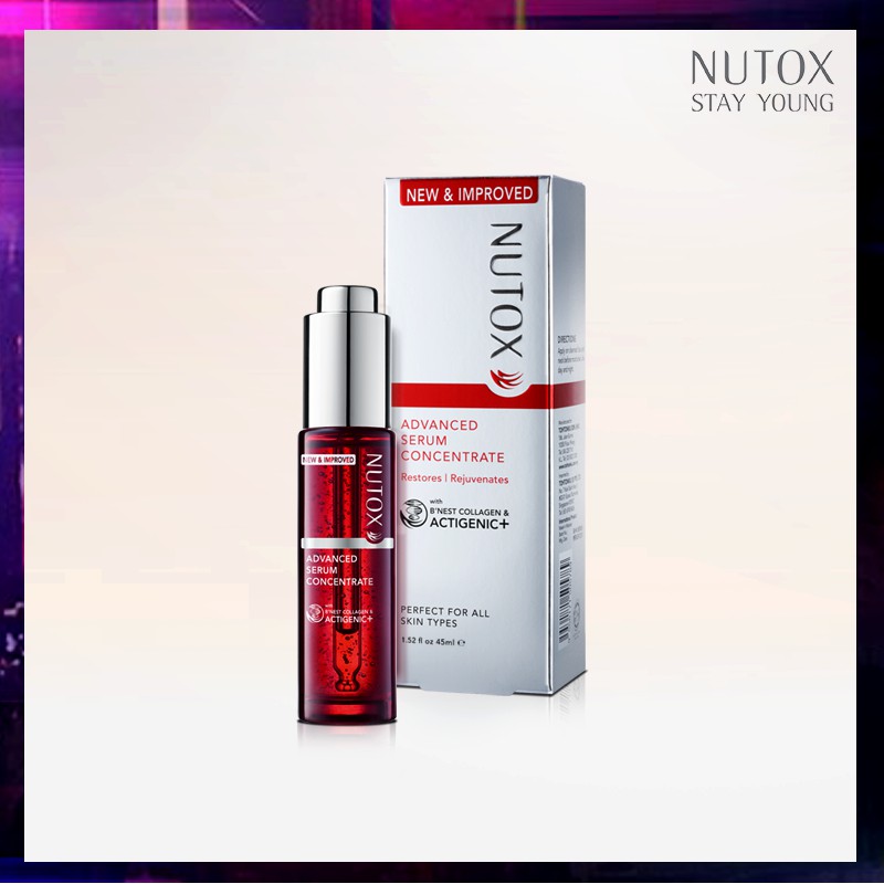 Serum tinh chất Collagen tổ yến làm trẻ hóa da chuyên sâu thương hiệu Nutox 30ml