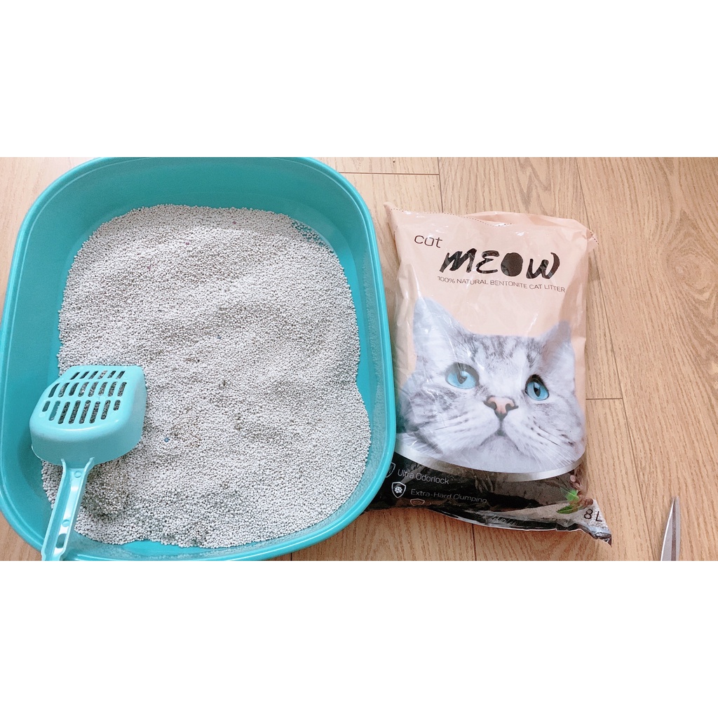 Cát Vệ Sinh Cho Mèo Thế Hệ Mới Luna Cat Litter, Cát Nhật Túi 8L, đủ mùi,vón tốt + tặng kèm xúc xích or pate súp thưởng