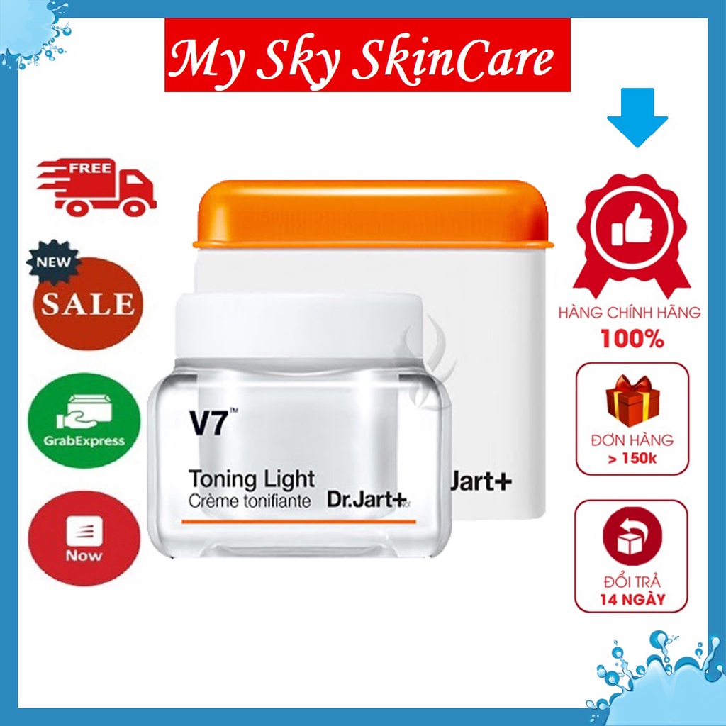 Kem V7 Dưỡng Trắng Và Tái Tạo Da Toning Light Dr.Jart+