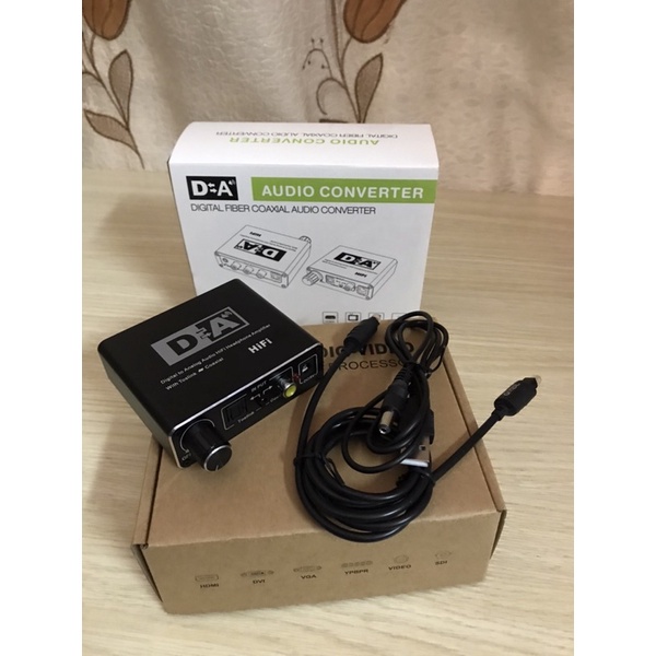 Bộ chuyển quang Oppical sang AV, có nút điều chỉnh