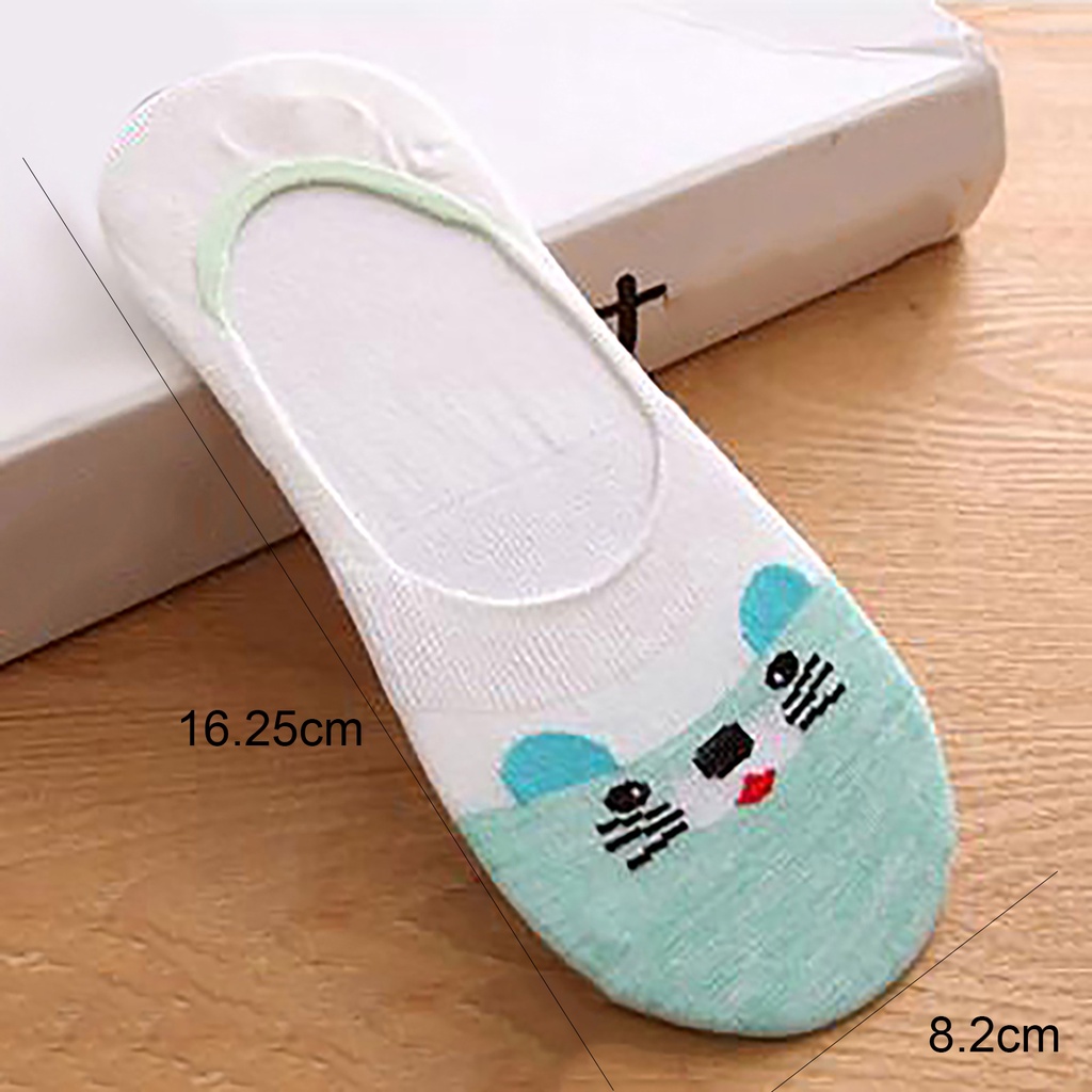 Vớ giấu chân họa tiết động vật dễ thương cho nữ