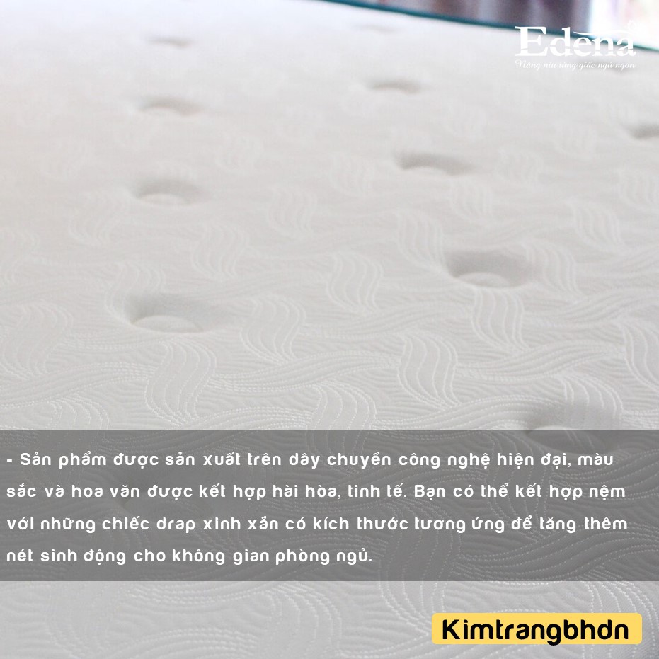 [FREESHIP] Nệm Lò Xo Cao Cấp Master Edena - CHÍNH HÃNG, BẢO HÀNH 5 NĂM