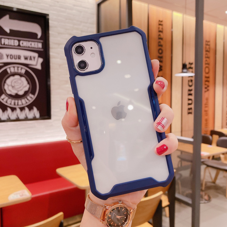 Ốp Điện Thoại Hybrid Cứng Màu Trong Suốt Chống Sốc qptg 0 Cho Samsung S10 S20 S30 PRO Lite Fe Ultra PLUS