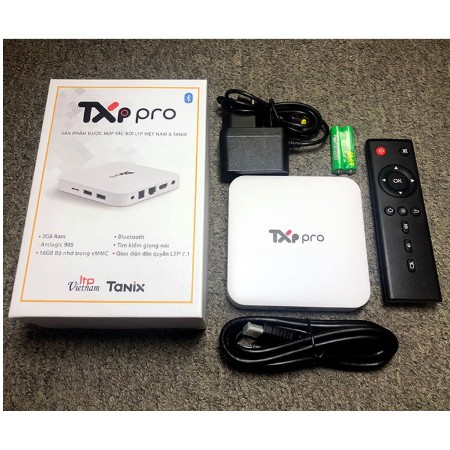 ANDROID BOX TXP-PRO Ram :2GB . Bộ nhớ :16Gb XEM TRUYỀN HÌNH BẢN QUYỀN MIỄN PHÍ TRỌN ĐỜI