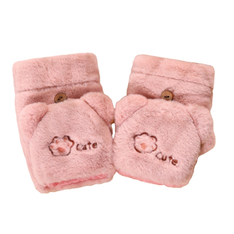 Găng Tay Len Hở Ngón Thời Trang Nữ