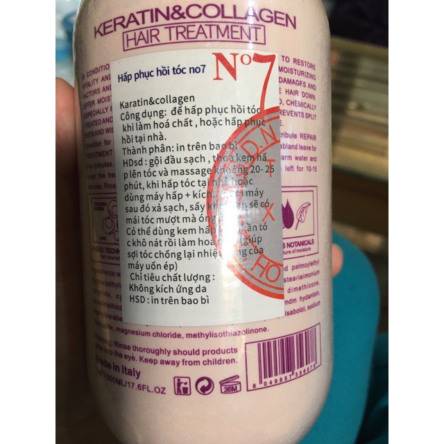 Hấp Phục Hồi Siêu Mềm Mượt No7  -  N7Chính Hãng