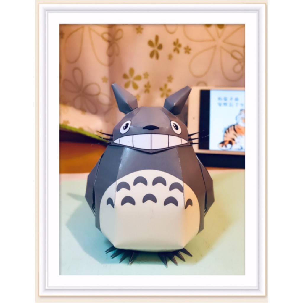 Ghép hình mô hình giấy anime 3D Totoro - Paper Craft