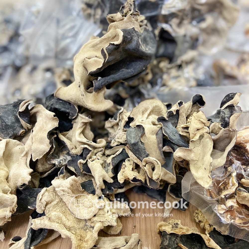 Mộc nhĩ rừng khô Cao Bằng hàng loại 1 - Phơi khô tự nhiên, nấm mèo sạch thơm ngon (Gói 100g)| Galihomecook