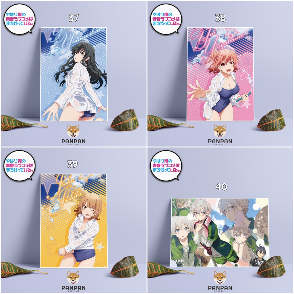 Postcard Cao Cấp - Poster OreGairu (2)