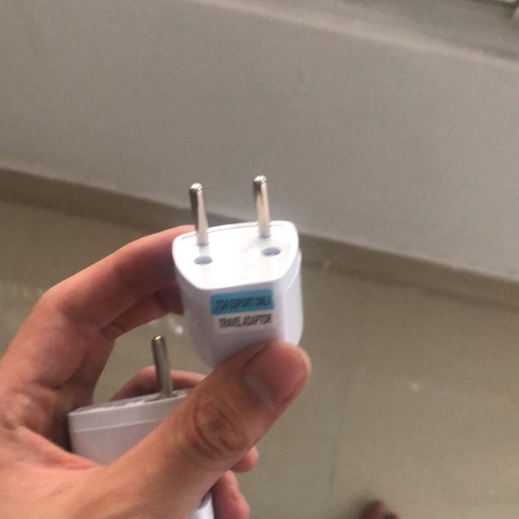 Phích cắm chuyển đổi MINPRO từ 3 chân sang 2 chân, ổ chuyển đổi nguồn 220V an toàn, chịu nhiệt độ cao