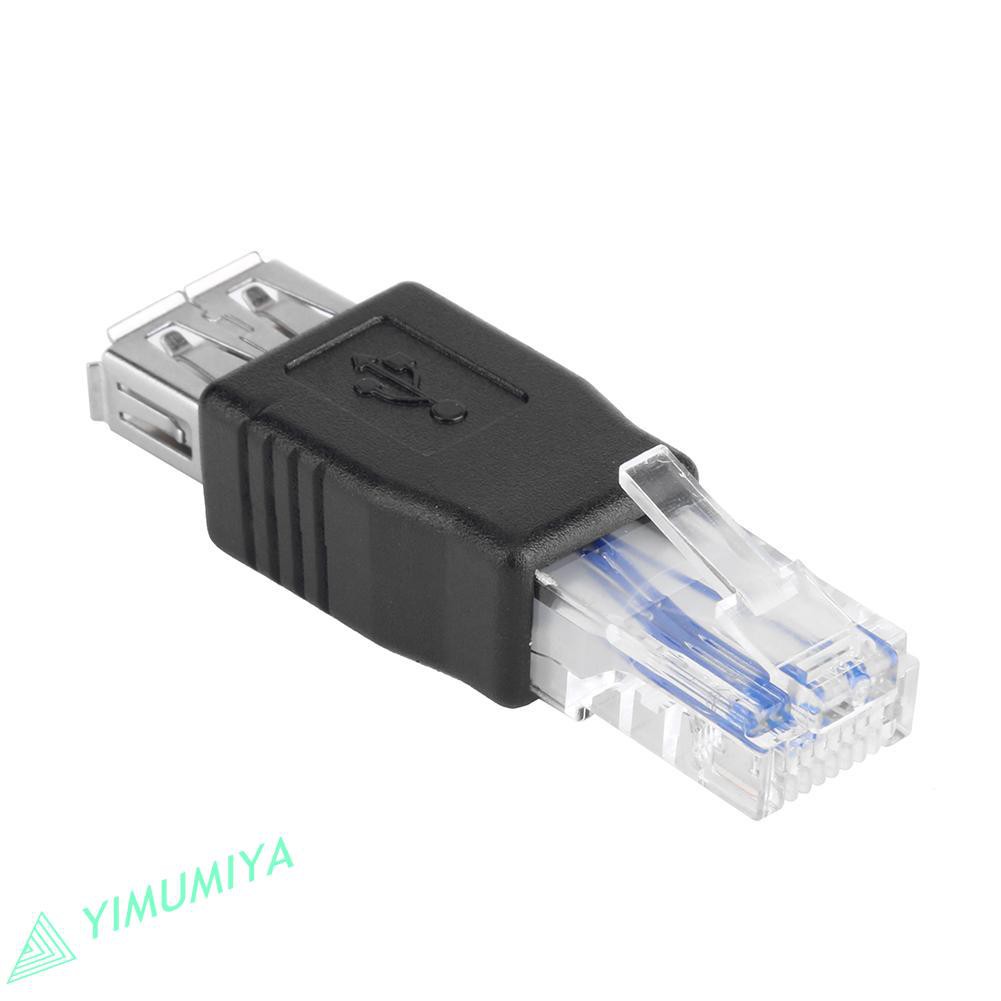 Đầu dây cáp chuyển đổi từ Ethernet RJ45 đực sang USB cái mạng LAN nhỏ gọn tiện dụng | BigBuy360 - bigbuy360.vn