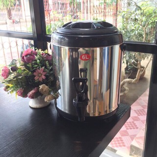BÌNH Ủ TRÀ GIỮ NHIỆT 6L INOX