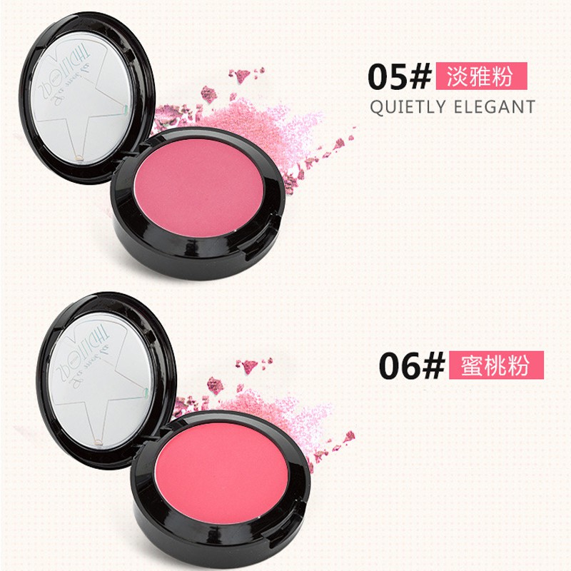 6 Clolors Blusher Face Make Up Powder Longlasting Blush