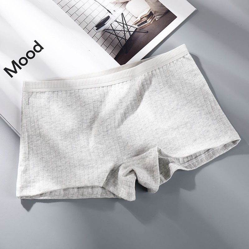 Quần lót boxer cotton không đường may cho nữ