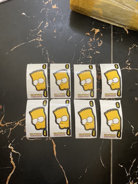 Tem hoạt hình Mini dán mọi nơi