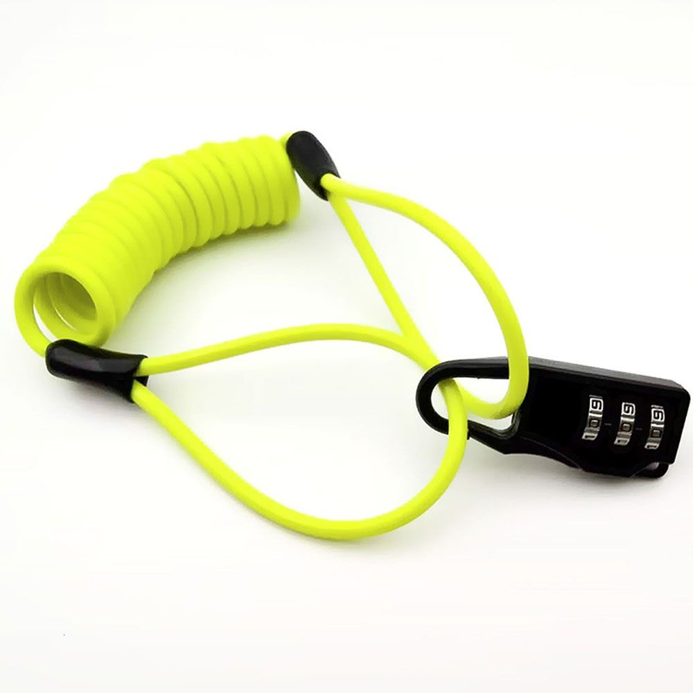 Khóa dây cáp mini bằng kim loại chống trộm cho xe đạp/mũ bảo hiểm