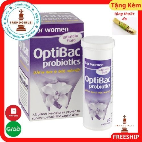 Men vi sinh Optibac Probiotics For Women, Anh quốc (30v + 90v) cho phụ nữ phòng ngừa và làm dịu viêm nhiễm vùng kín