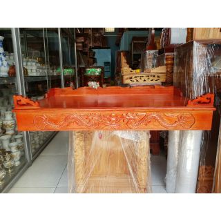 Bàn thờ treo tường gỗ xoan ngang 88 cm