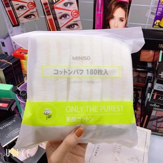 BÔNG TẨY TRANG MINISO 180 MIẾNG