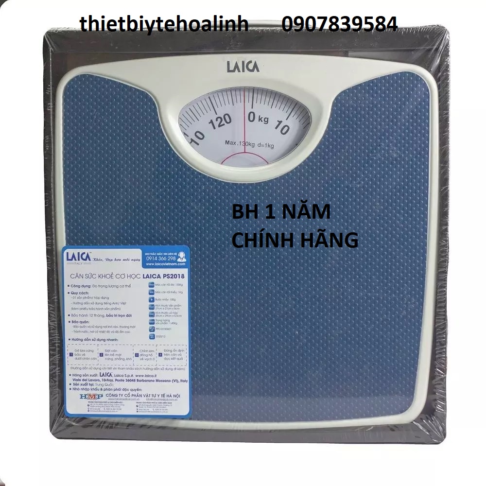 Cân sức khỏe LAICA ilalia PS2018 chính hãng bảo hành 1 năm