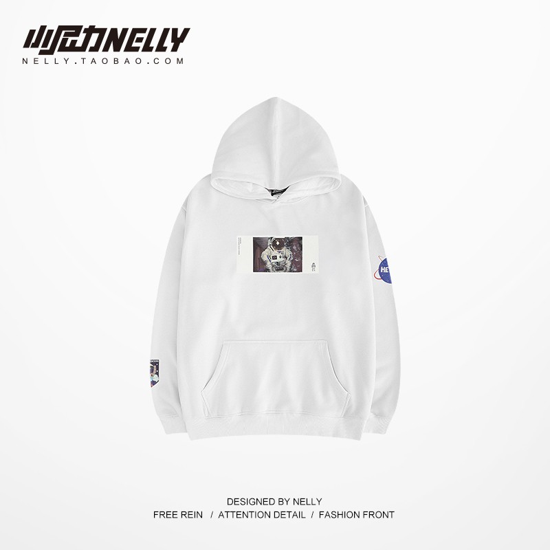 [NY2289] Áo nỉ có mũ in hình đồ du hành (NELLY) | BigBuy360 - bigbuy360.vn