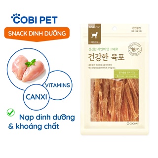 Snack dinh dưỡng dạng que cho chó gooday natural jerky 100g