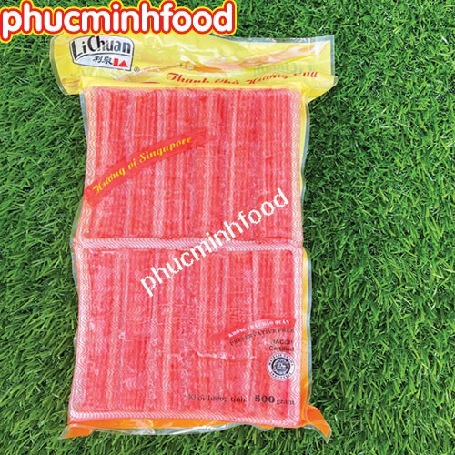 Thanh Cua Lichuan chiên thả lẩu và sushi Gói 500Gram 24 cây