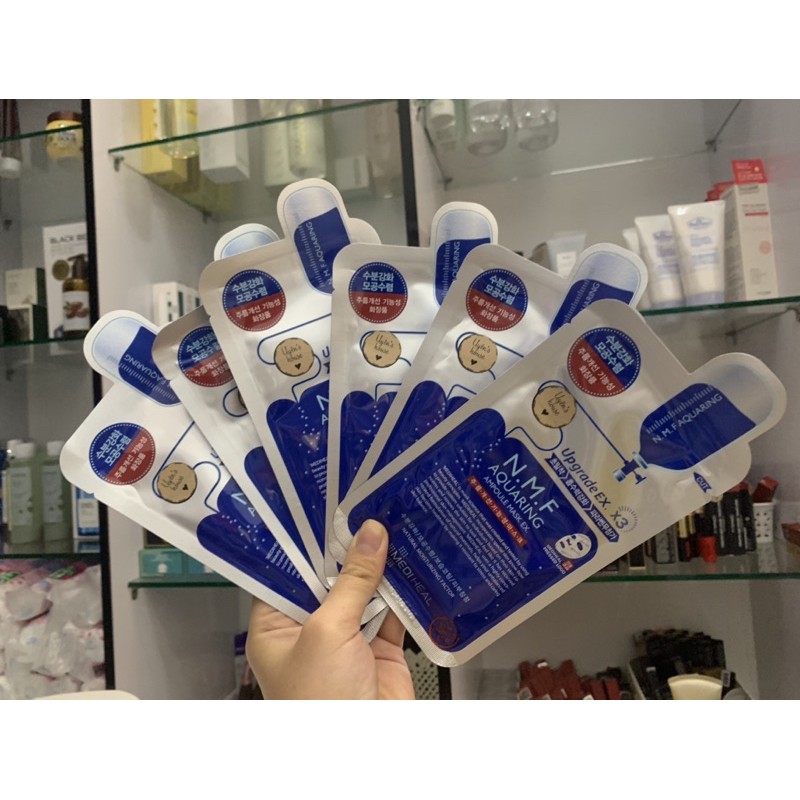 mặt nạ Mediheal Xanh dương N.M.F aquaring cấp nước dưỡng ẩm cho da