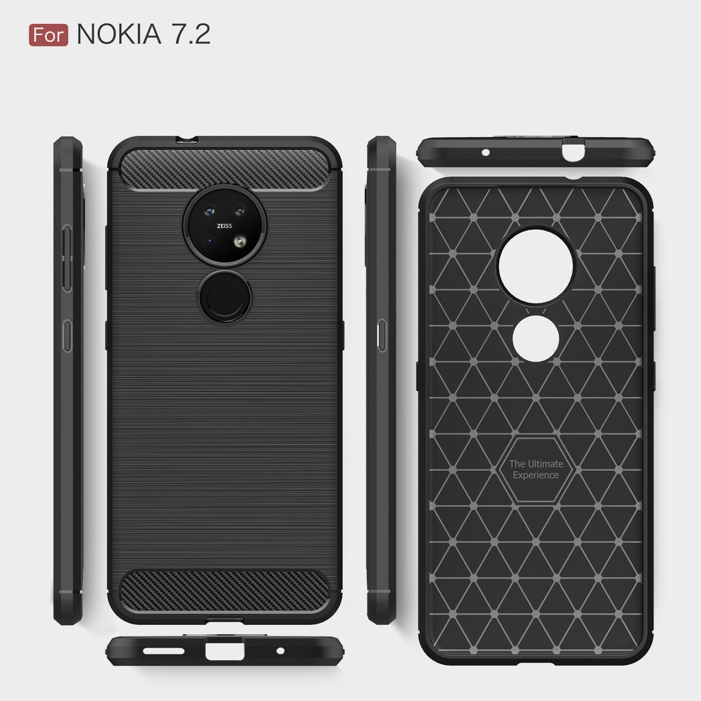 Ốp điện thoại sợi carbon chất lượng cho Nokia 7.2