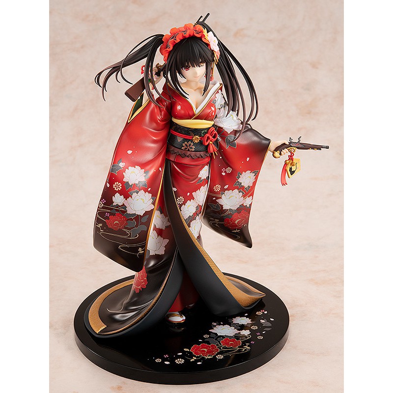 Mô hình chính hãng PVC Scale - Tokisaki Kurumi - KD Colle - 1/7 - Alluring Kimono Ver. (Good Smile Company, Kadokawa)