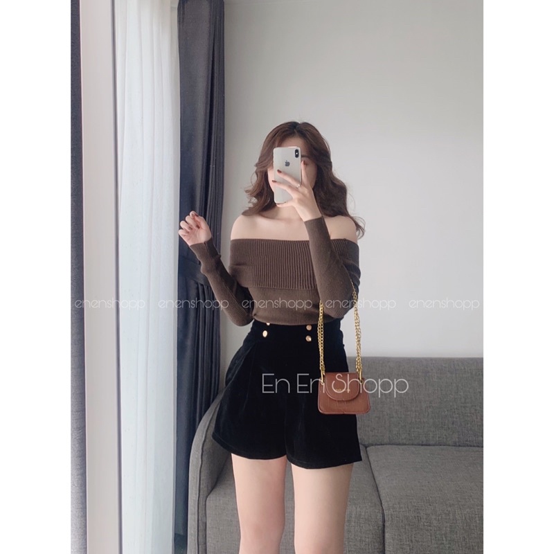 [ẢNH THẬT] Quần short nhung (Q94)
