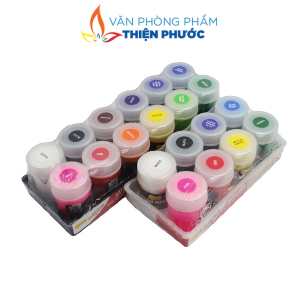 Màu nước Thiên Long 8 màu Colorkit WACO-C03 THIỆN PHƯỚC
