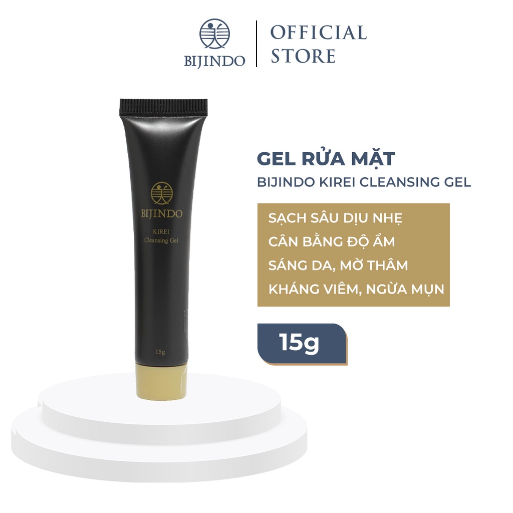 Sữa Rửa Mặt Dạng Gel BIJINDO 150g | Tạo Bọt Làm Sạch Sâu | Se Khít Lỗ Chân Lông | Sáng Da Hiệu Quả