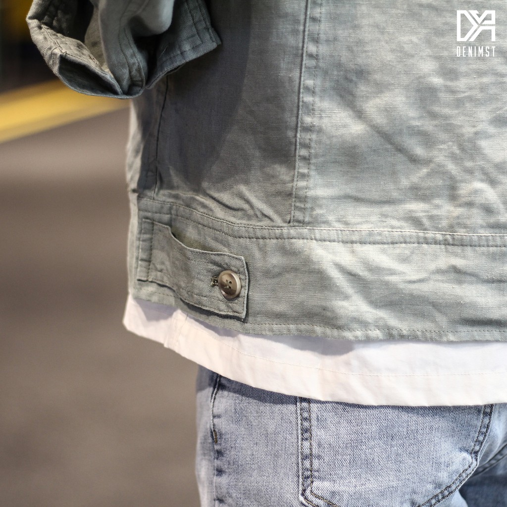 Áo Khoác Nam Cao Cấp DENIMST 8860 Chất Đũi, Dáng Suông