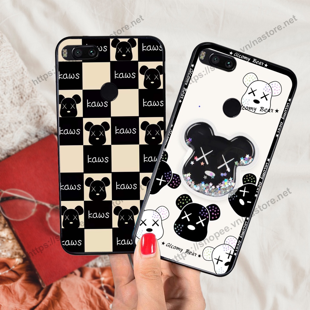 Ốp lưng Xiaomi Mi A1 / MI 5X trái tim họa tiết caro, mikey họa tiết beabrick kaws cute