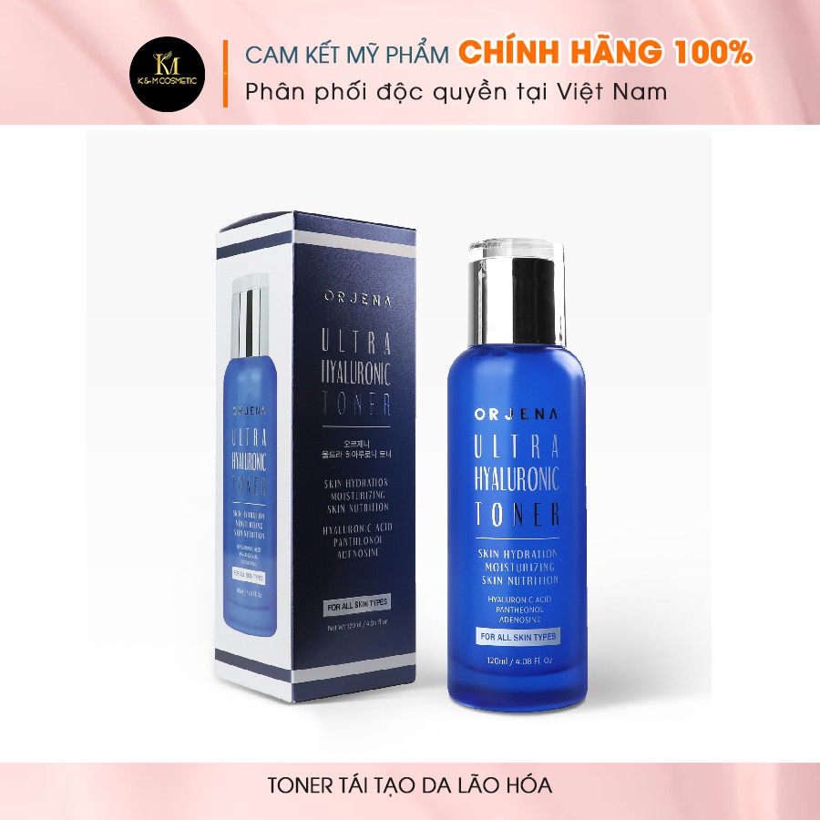 Toner Tái Tạo Da Lão Hóa - Ultra Hyaluronic Toner Orjena 120ml - Mã OR857