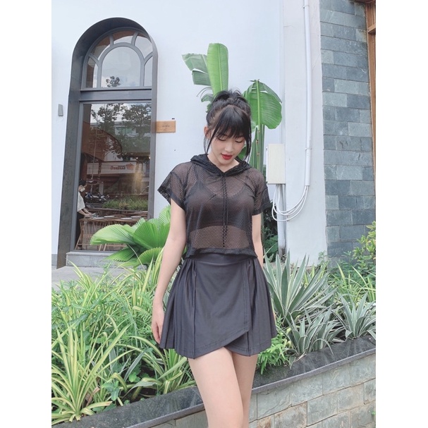 Chân Váy Thể Thao Nữ, Váy Tennis Nữ Xếp Ly Cao Cấp 2 lớp Có Túi Nhỏ - VXL02