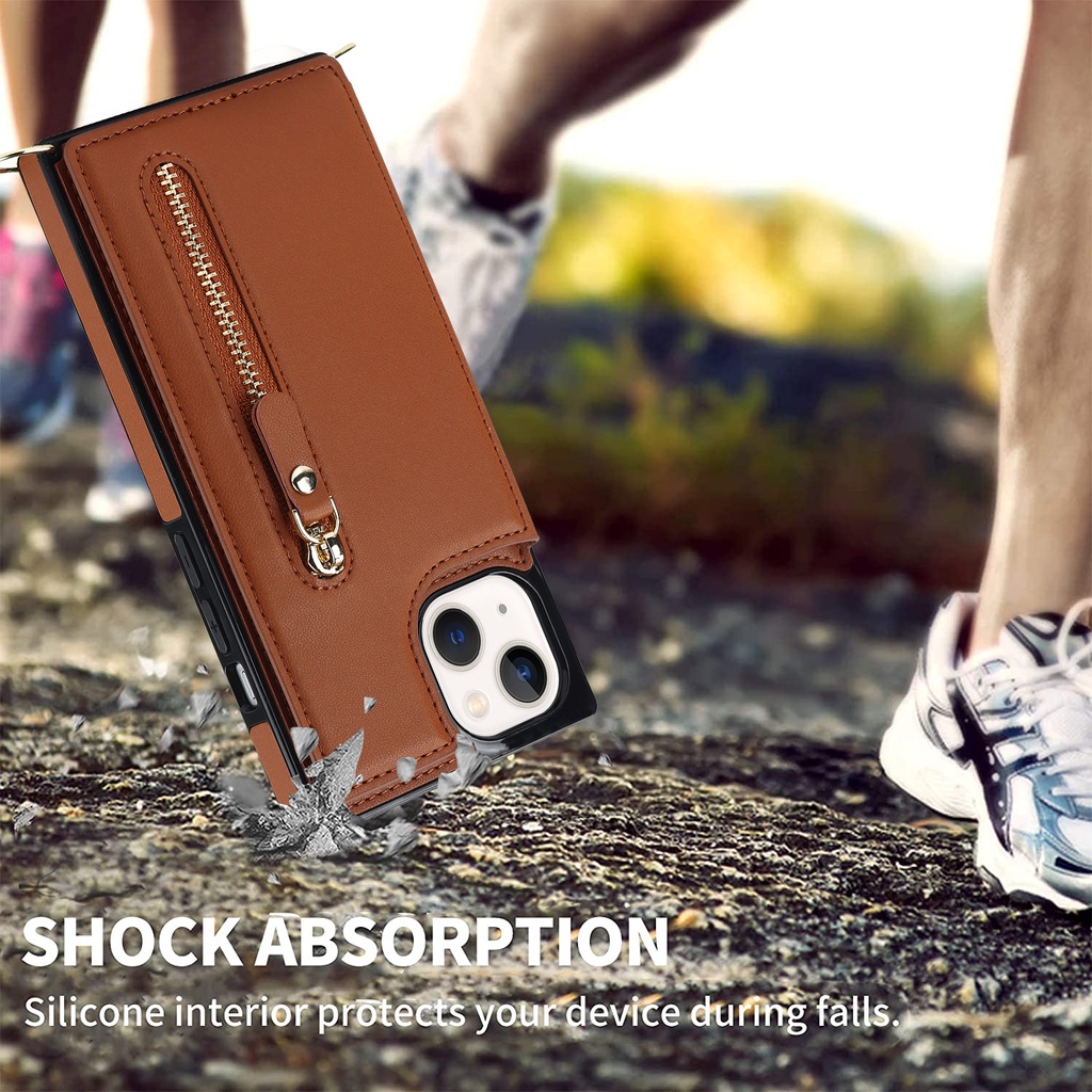 Ốp Điện Thoại Silicone Mềm Kèm Dây Đeo Chéo Cho iphone 14 pro max 13 pro max 12 pro max 11 pro max x xr xs max 7plus 8plus