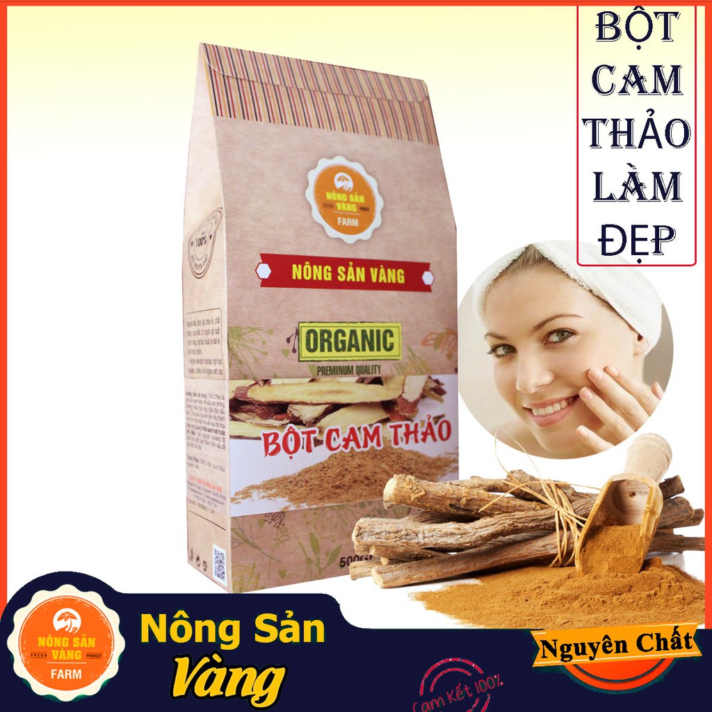 Bột Cam Thảo Nguyên Chất Cao Cấp 1kg - Nông Sản Vàng