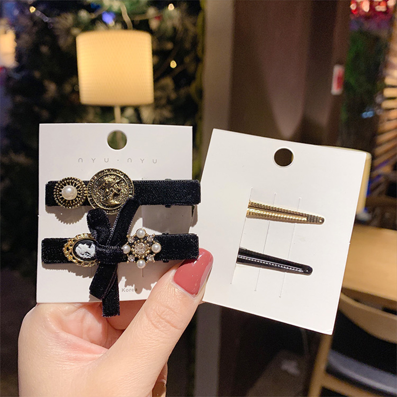 Kẹp Tóc Đính Ngọc Trai Phong Cách Cổ Điển Thời Trang Cho Nữ