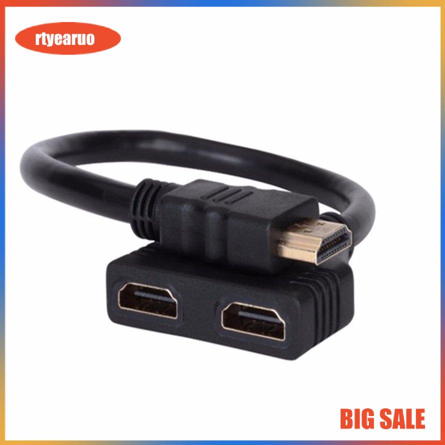 Bộ cáp chia chuyển đổi đầu HDMI 1080P sang 2 cổng đầu ra chất lượng cao
