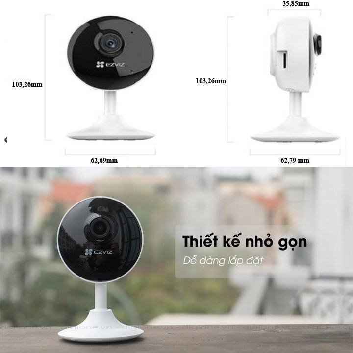 Camera wifi Ezviz C1C B 1080P Đàm thoại 2 chiều ,Tích hợp míc thu âm thanh, FHD ,Góc Siêu Rộng - BẢO HÀNH 24 Tháng | BigBuy360 - bigbuy360.vn