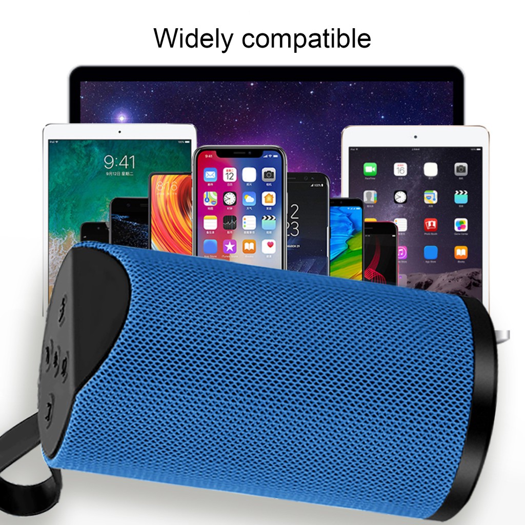 Loa Bluetooth Loa siêu trầm Di động ABS 3W Âm thanh HiFi Loa âm thanh nổi 3D cho âm nhạc